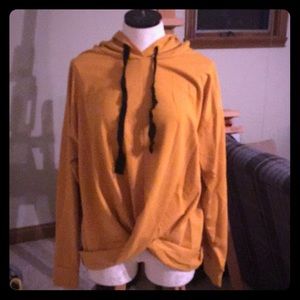 Goldenrod yellow sweatshirt